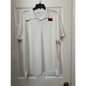 Nike Pro Elite Qatar Dri-Fit Polo White Team CT0758-100 Size XL BRAND NEW